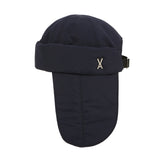 Heavy Padding Stud Logo Trooper Hat Navy