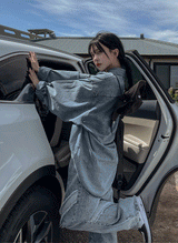(UNISEX) ミストデニムシャツジャケット