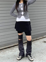 ゴープコアスパンデックスストラップスカートレギンス / Gorpcore spandex Strap Skirt Leggings