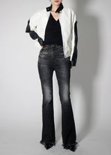 ラフブーツカットデニムパンツ / no.3005 Rough Bootcut Denim Pants (2color)