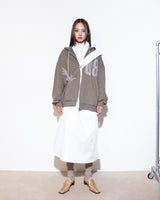 STRING MIX LAYERED DRESS (WHITE)