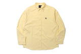 リセントオックスフォードシャツ/RECENT OXFORD SHIRT_LIGHT YELLOW
