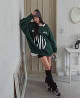 (UNISEX) コブ制服オーバーマンツーマン
