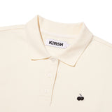 MONO CHERRY CROP PIQUE [IVORY]