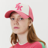 YK アップリケツートーンボールキャップ / YK aplique two tone ball cap