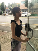 ラブリーシャーリングスリーブレス
