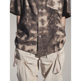 ブリーチダイングストラップシャツ / BLEACH DYEING STRAP SHIRT_BR