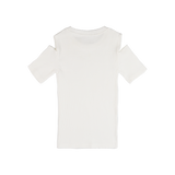 カットアウトショルダーTシャツ / CUT OUT SHOULDER T.SHIRT