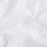 リンクルエフェクトロゴプリントロングスリーブTシャツ / (UNISEX) Wrinkle Effect Logo Print Long Sleeve T-shirt(White)