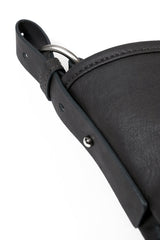 Hバックルソフトレザーダンプリングバッグ / H-Buckle Soft Leather Dumpling Bag (gray)