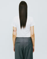 ディスイズマイペットクロップTシャツ/THIS IS MY PET CROP TSHIRT-WHITE