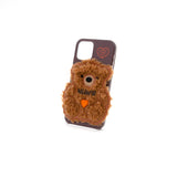 SUN CASE PATCH FLEECE BEAR MAPLE BROWN (6535225213046)