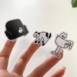 Cat's Day Seal Sticker (2 set)