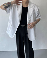 90's リネンデッキステッチオーバーサイズジャケット / 90's Linen Decki Stitch Oversized Jacket (2 colors)