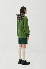 T.D BEAR Wappen Hoodie_Olive (6684845113462)