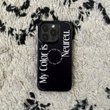 マイカラーケース / My Color Case (Black Slim Hard)