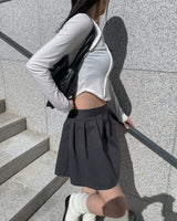 Pintuck slim T
