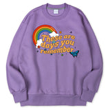 ミリオンレインボースウェットシャツ/MILLION RAINBOW SWEATSHIRT