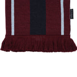 BASIC LOGO STRIPE MUFFLER WINE