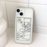 ライン-スティルライフシンプルラインフォンケース_マット