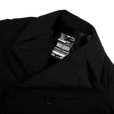 [UNISEX] Reversible Faux Fur and Double-Breasted Padded Coat (Black) (6656422445174)