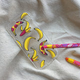 バナナ スマホケース/Pink Banana (Galaxy) Jelly Case