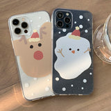 ルドルフ_スノークリスマスフォーンケーススマホグリップセット_グリッター