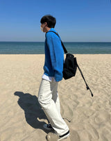 ブレンドオープンカラニット/BLEND OPEN KARA KNIT(7COLOR)