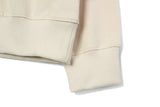 スリーブコントラストスウェットシャツT60/Sleeve Contrast Sweatshirt T60 Cream