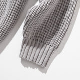 ハーフインシジョンオーバーニット/HALF INCISION OVERSIZED KNIT