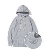 ユニバースワッペンバックプリンティングフーディー/Universe Wappen back printing Hoodie H5 Melange Gray