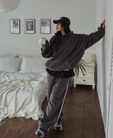 (UNISEX) ドスフリースストリングフード