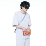 ウーブンTシャツ　クールグレー