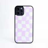 チェッカーボードエポキシアイフォンケース/CheckerBoard PINK Epoxy Case