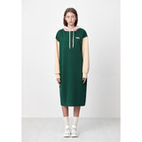HOODIE LONG JERSEY DRESS_DARK GREEN (6609936056438)