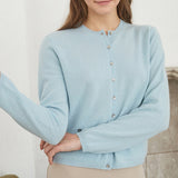 100% cashmere steel button pocket cardigan_sky blue (6653762863222)