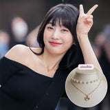 Pretzel Layered Pearl Choker Necklace - Gold ver. (Red Velvet Joy Necklace)