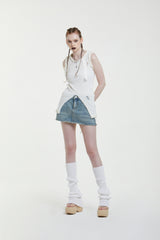 リボンノースリーブトップス / RIBBON SLEEVELESS TOP