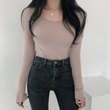フリースドスクープネックトップ / Fleeced Scoop Neck Top
