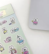 デイリーBoBo&Catty スティッカーセット / Daily BoBo&Catty Sticker set