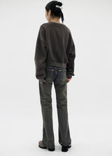 モカブーツカットデニムパンツ / no.3003 Mocha Bootcut Denim Pants