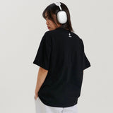 タイポボキシーTシャツ / TYPO BOXY TEE BLACK