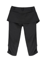 WRAP CAPRI PANTS (BLACK)