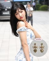  Vintage Gold Heart Earring (Red Velvet Joy, STAYC Sieun Earring)