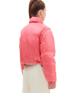 939 DETACHABLE CROP DOWN JACKET (PINK)