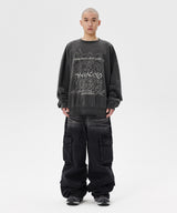 MULTI-LOGO PIGMENT SWEATSHIRT