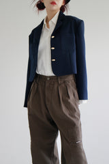 クラシックゴールドボタンジャケット/Classic Gold Button Jacket (2color)