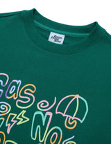 レインボークレヨンスウェットシャツ/RAINBOW CRAYON SWEATSHIRT GREEN(CV2CFUM466A)