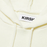 スモールチェリーショットニットフーディー／SMALL CHERRY SHORT KNIT HOODIE [CREAM]
