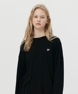 キルシー スモールチェリーロングスリーブＴシャツ／SMALL CHERRY LONG SLEEVE T-SHIRT [BLACK] (6656315687030)